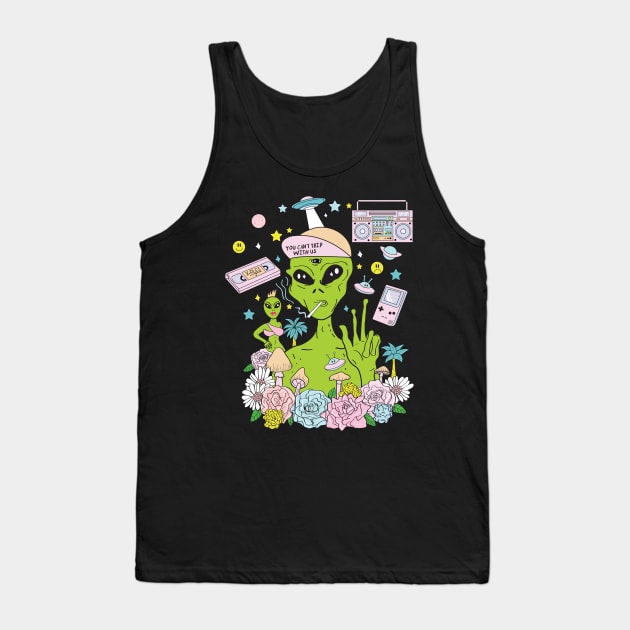 Alien Paradise Tank Top by LunaElizabeth